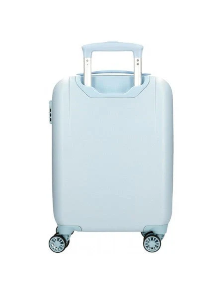 Maleta de cabina rígida Disney Happy Stitch Celeste 50cm - Image 2