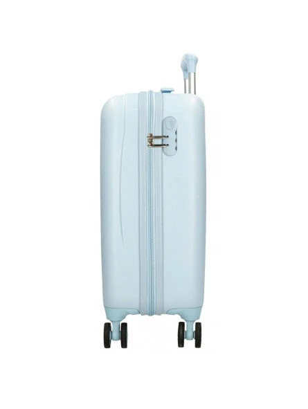 Maleta de cabina rígida Disney Happy Stitch Celeste 50cm - Image 4