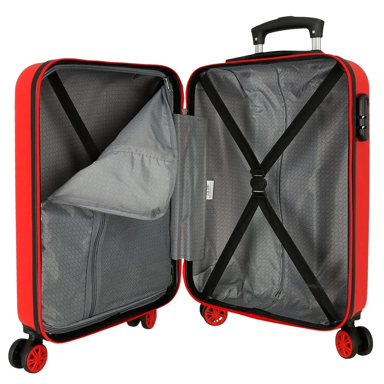 MALETA DE CABINA RÍGIDA DISNEY TRIP TO LONDON 55 CM ROJO - Image 3