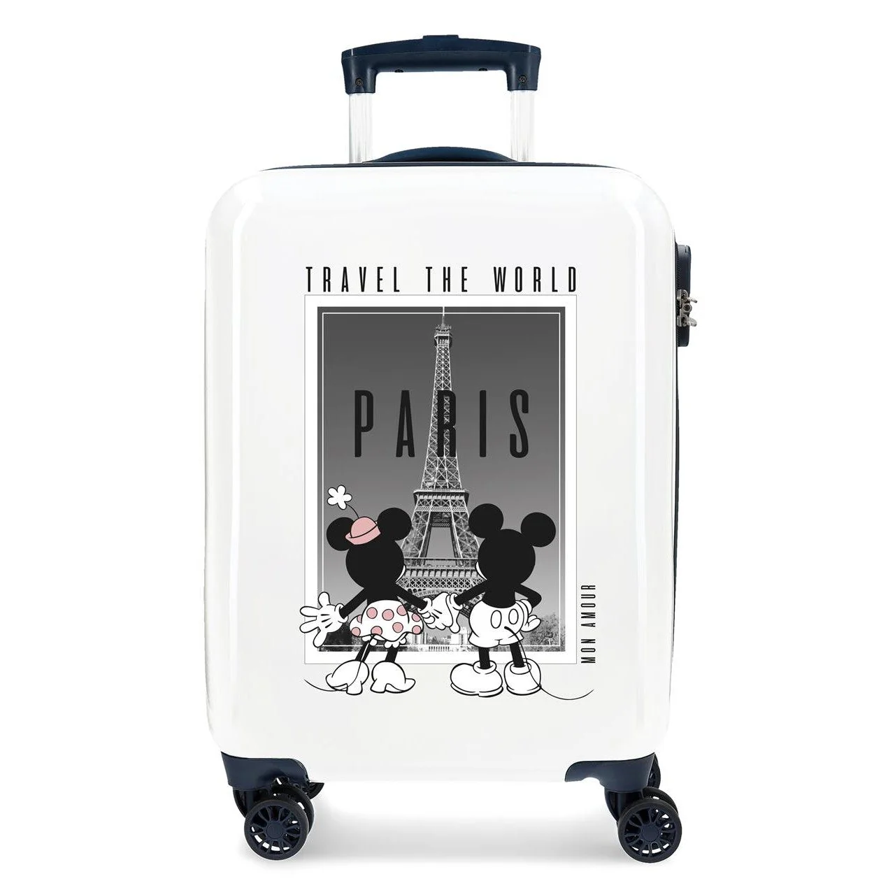 MALETA DE CABINA RÍGIDA MINNIE Y MICKEY PARIS 55 CM - Image 9