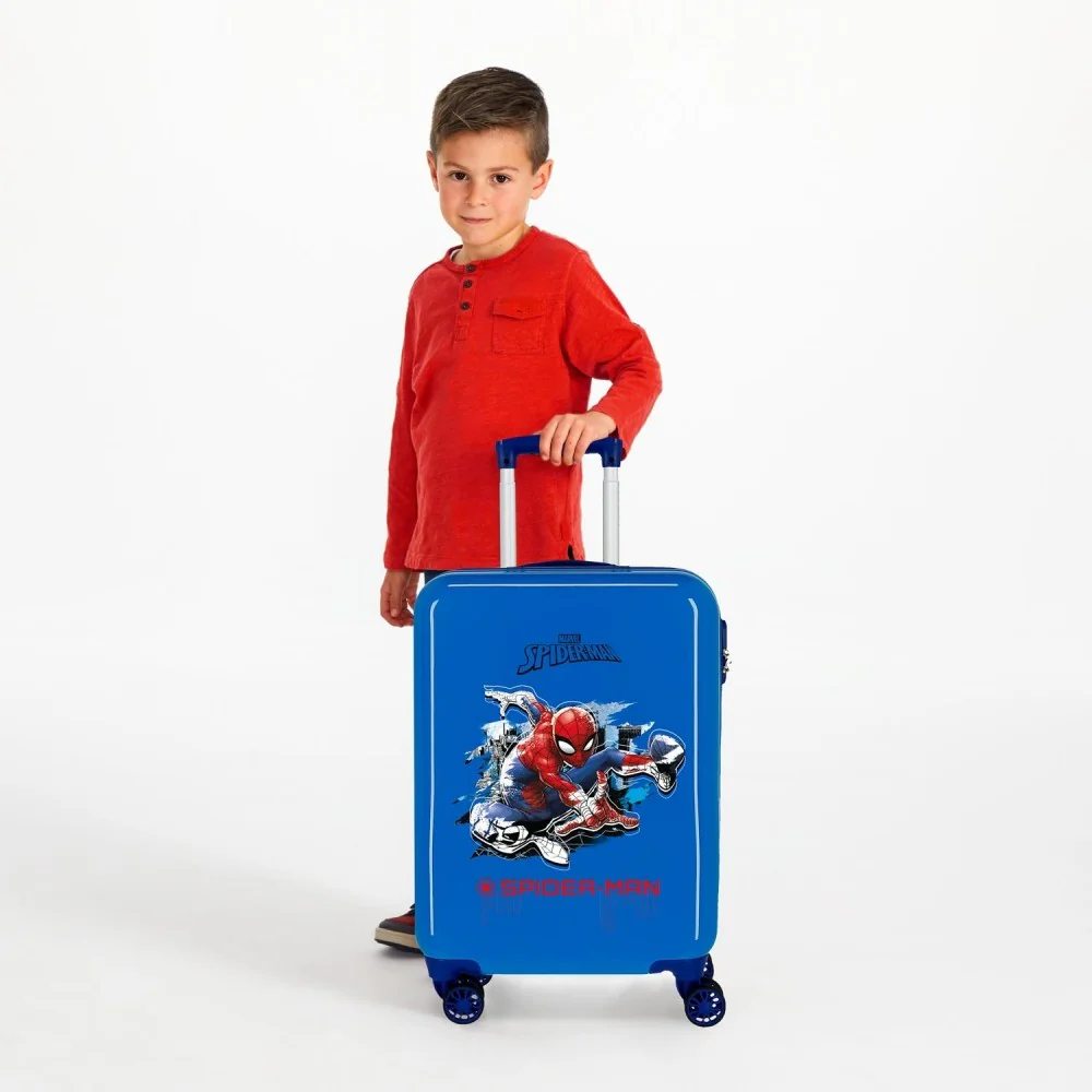 MALETA DE CABINA RÍGIDA SPIDERMAN GEO AZUL - Image 19