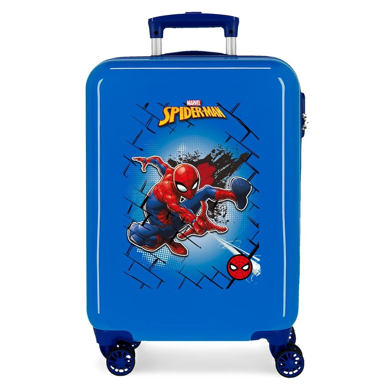 Maleta de Cabina Rígida SPIDERMAN RED RÍGIDA 55CM AZUL - Image 9