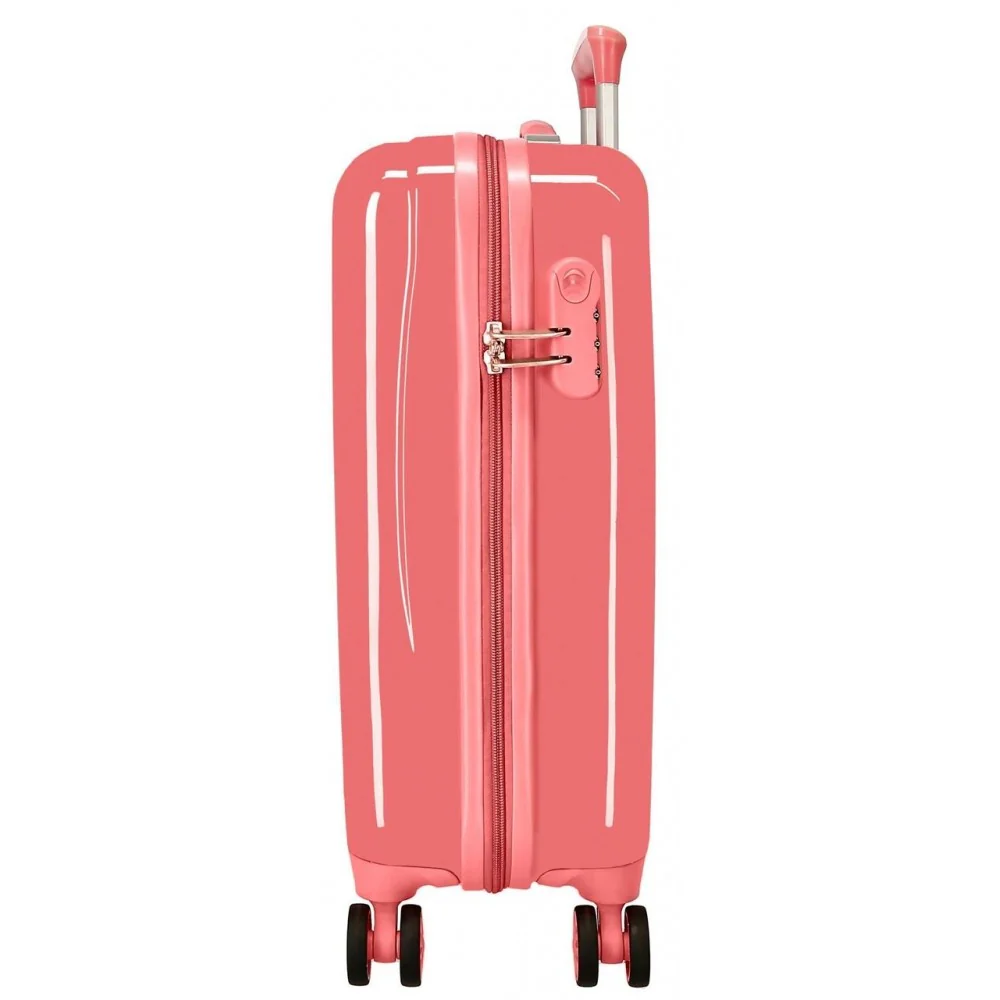 Maleta de cabina Roll Road Coffee Shop rígida 55 cm coral - Image 6