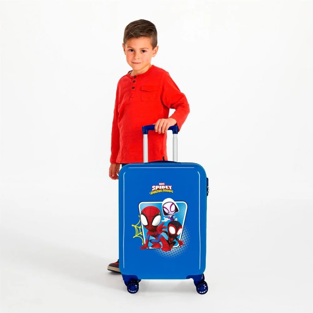 Maleta de cabina spidey Team Up rígida 55 cm azul - Image 9