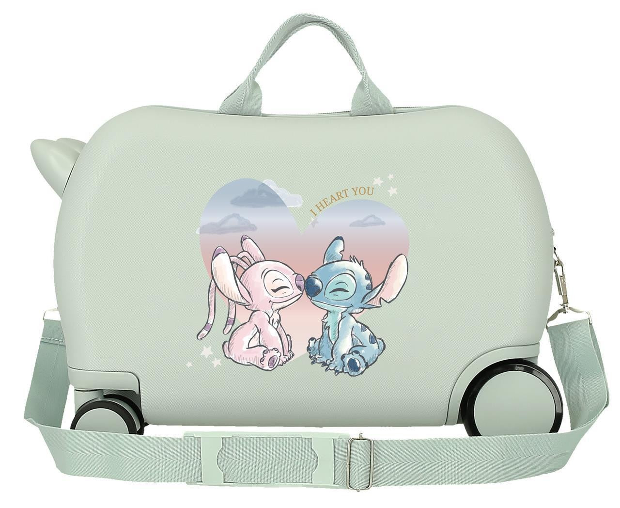 MALETA INF.ABS 4R.(2 MULTI.) 45CM. STITCH I HEART YOU MENTA - Image 3