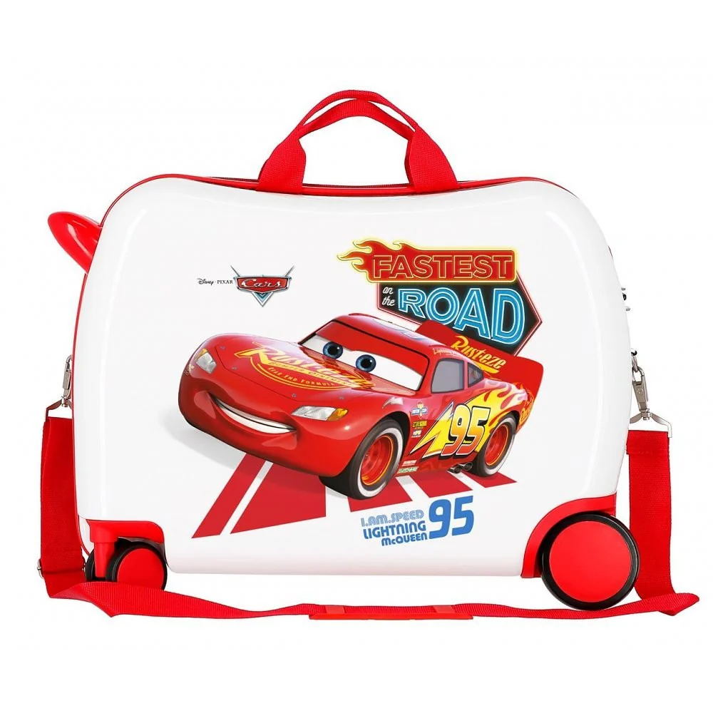 Maleta infantil 2 ruedas multidireccionales Cars Good Mood - Image 3