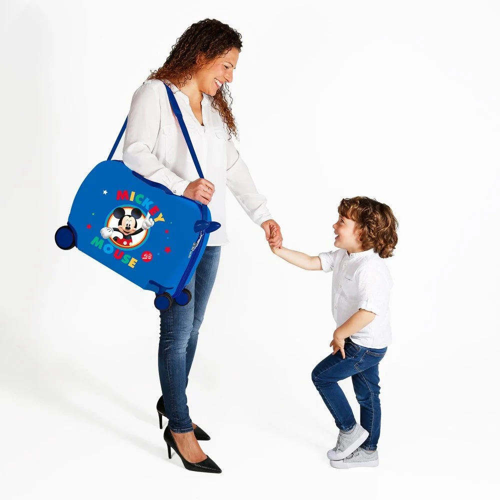 Maleta infantil 2 ruedas multidireccionales Circle Mickey - Image 11