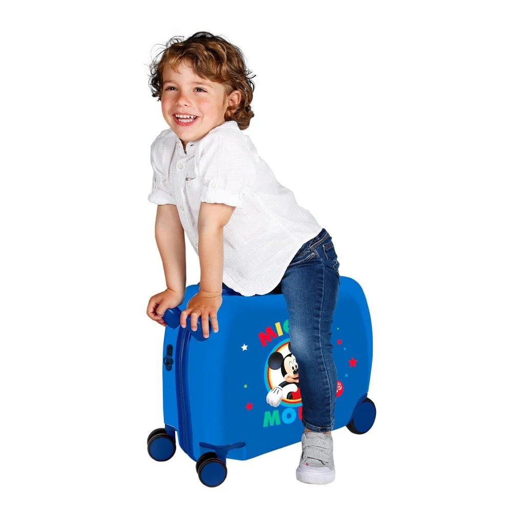 Maleta infantil 2 ruedas multidireccionales Circle Mickey - Image 12
