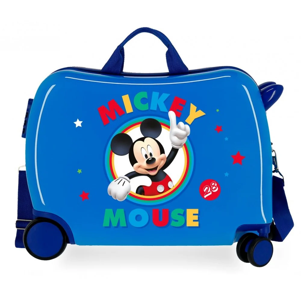 Maleta infantil 2 ruedas multidireccionales Circle Mickey - Image 7