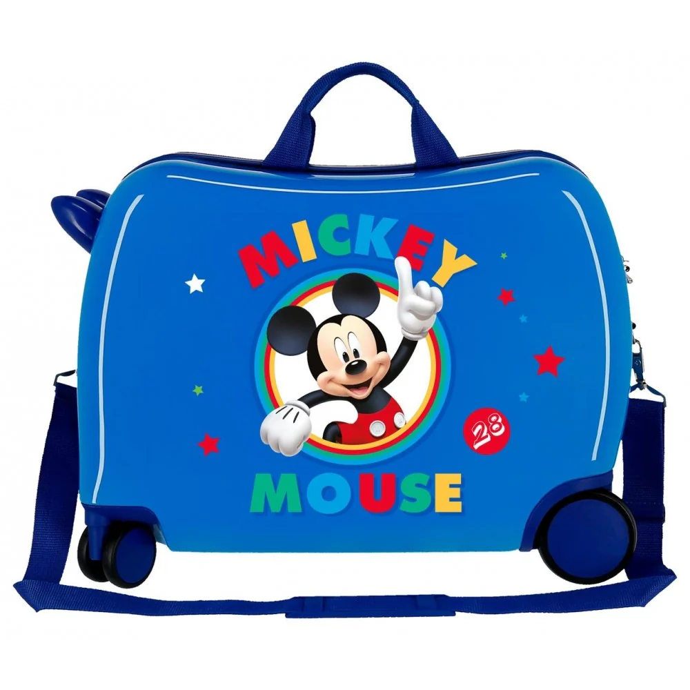 Maleta infantil 2 ruedas multidireccionales Circle Mickey - Image 9