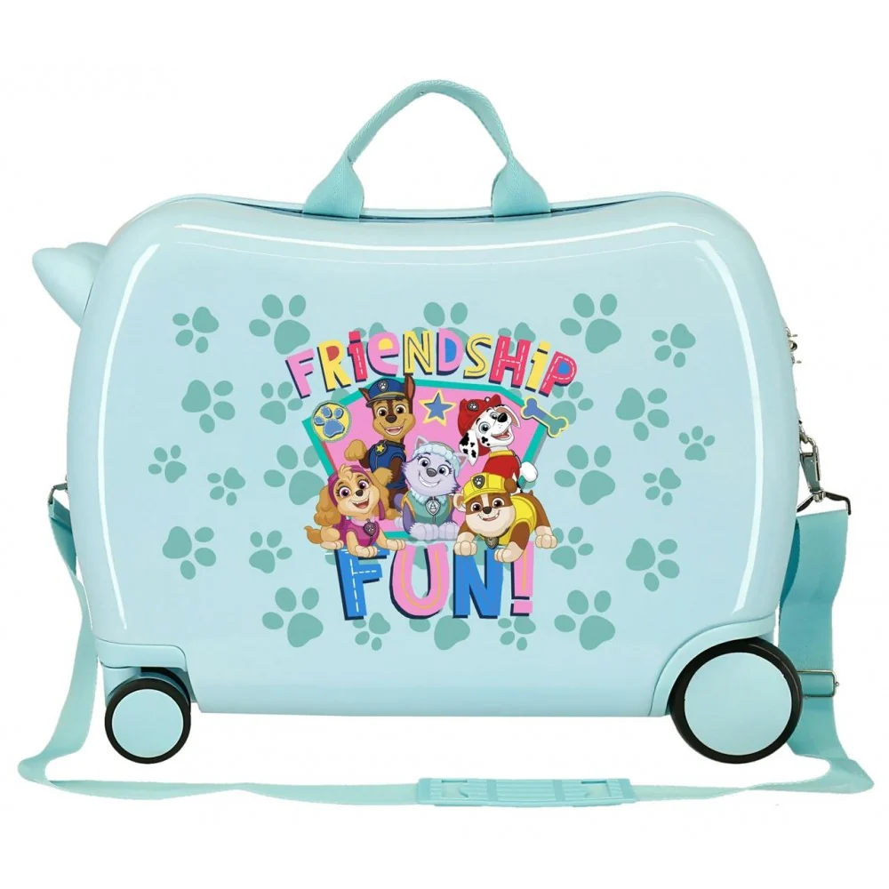 Maleta infantil 2 ruedas multidireccionales Patrulla Canina Friendship fun - Image 4