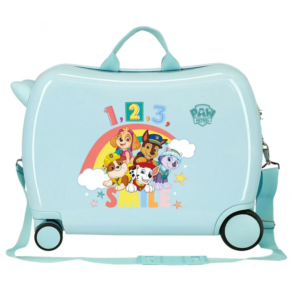 Maleta infantil 2 ruedas multidireccionales Paw Patrol Dream patrol Turquesa - Image 7