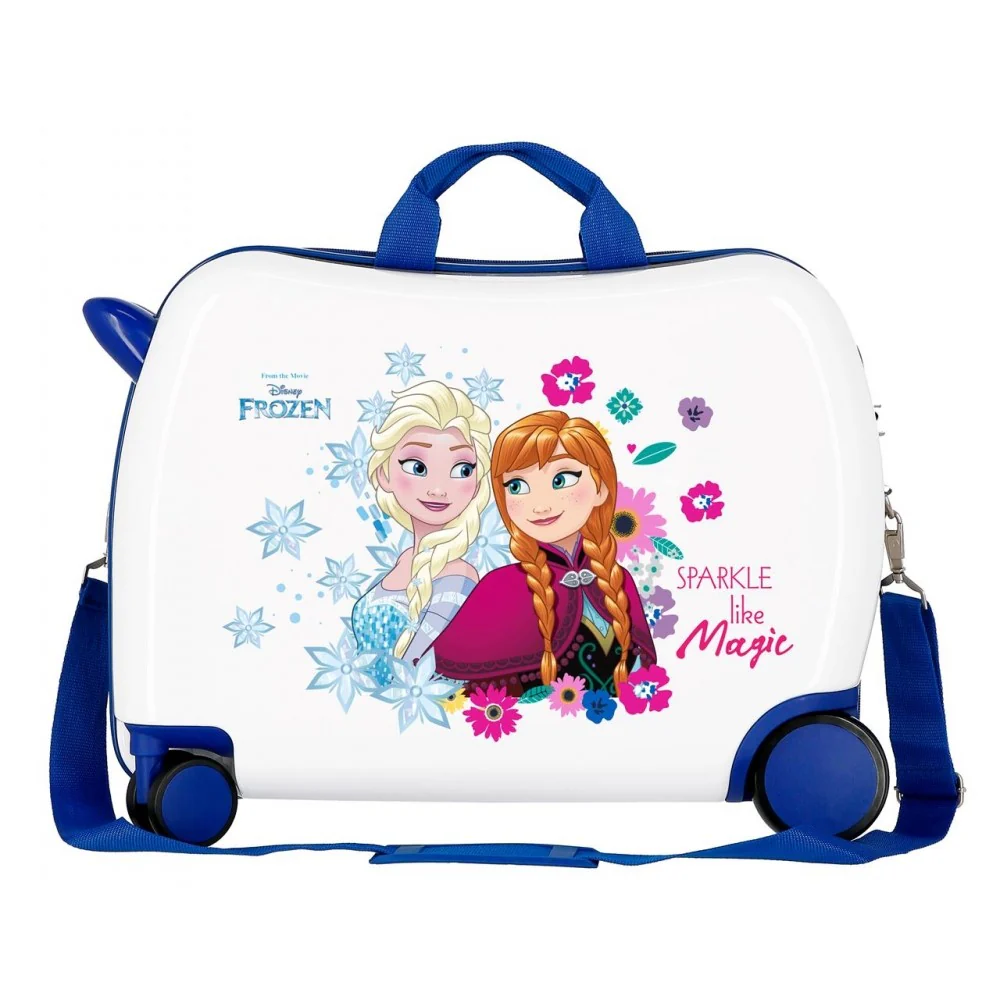 Maleta infantil 2 ruedas multidireccionales Sparkle Frozen - Image 11