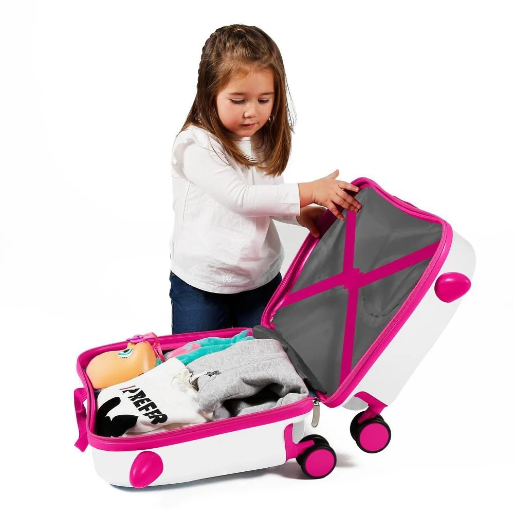 Maleta infantil 2 ruedas multidireccionales Sparkle Frozen - Image 5