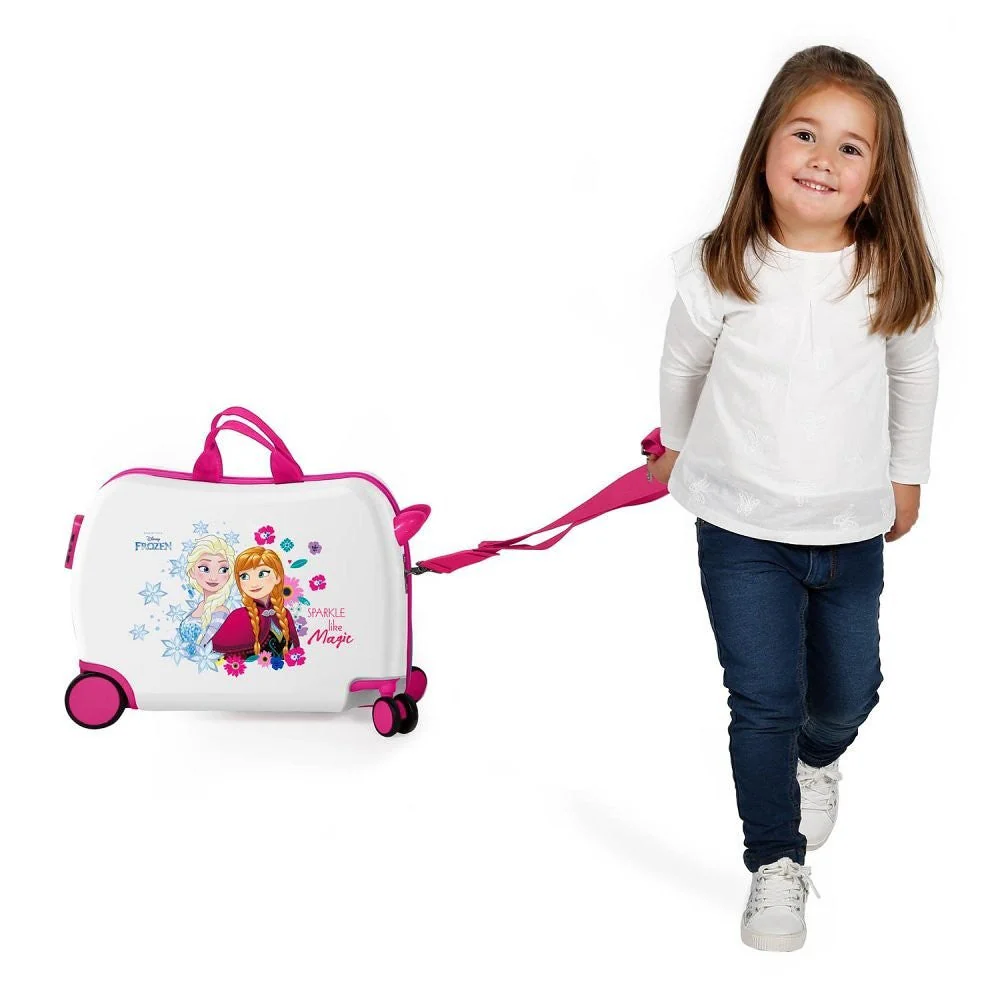 Maleta infantil 2 ruedas multidireccionales Sparkle Frozen - Image 7