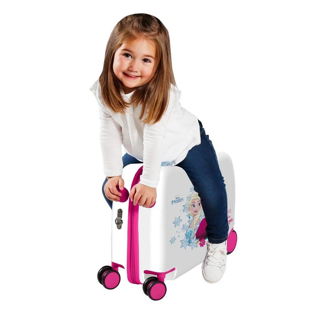 Maleta infantil 2 ruedas multidireccionales Sparkle Frozen - Image 8