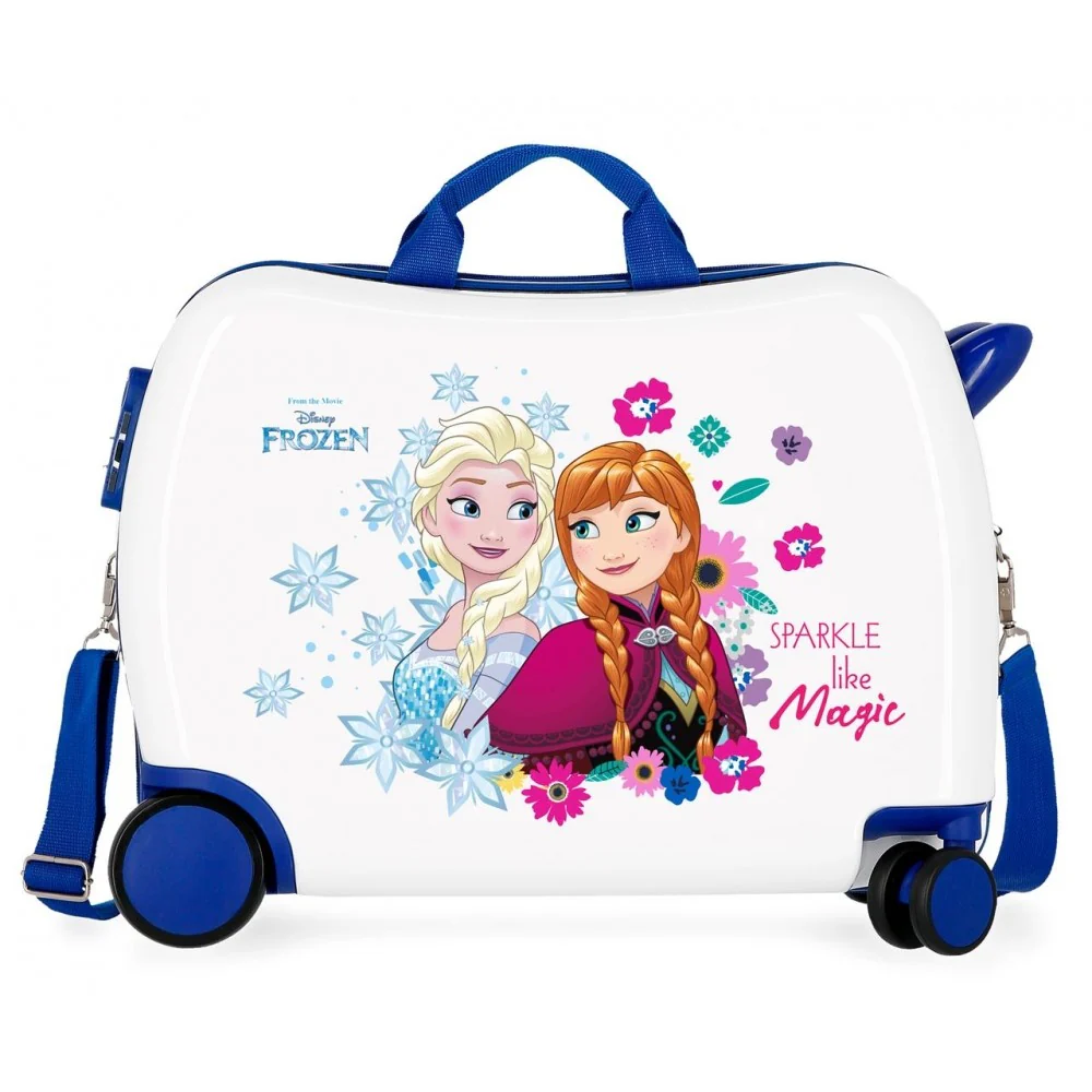Maleta infantil 2 ruedas multidireccionales Sparkle Frozen - Image 9