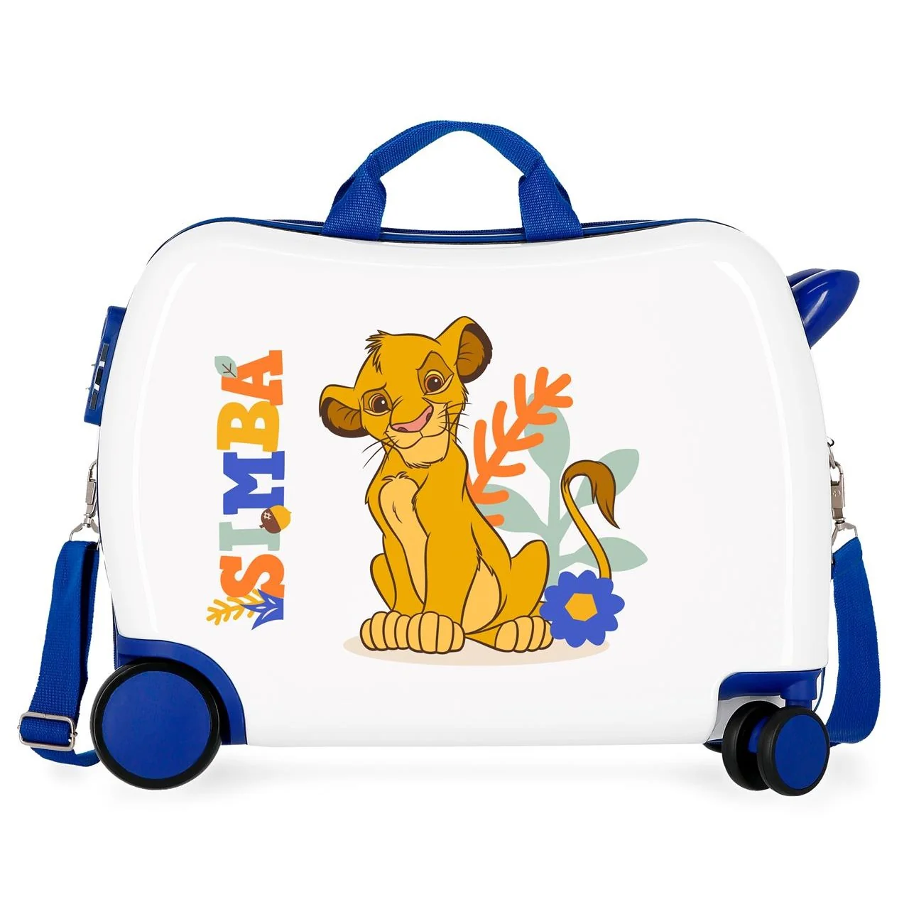 Maleta infantil 4 ruedas multidireccionales DISNEY SIMBA COLORS - Image 2