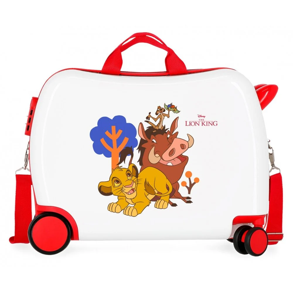 Maleta Infantil DISNEY 2 ruedas multidireccionales SIMBA & FRIENDS - Image 2