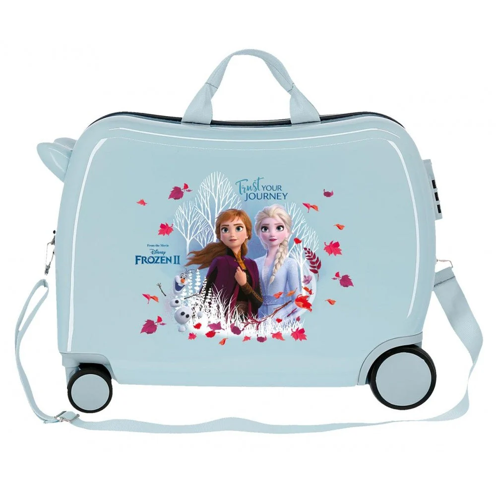 Maleta Infantil Frozen Trust your journey con 2 ruedas multidireccionales - Image 6