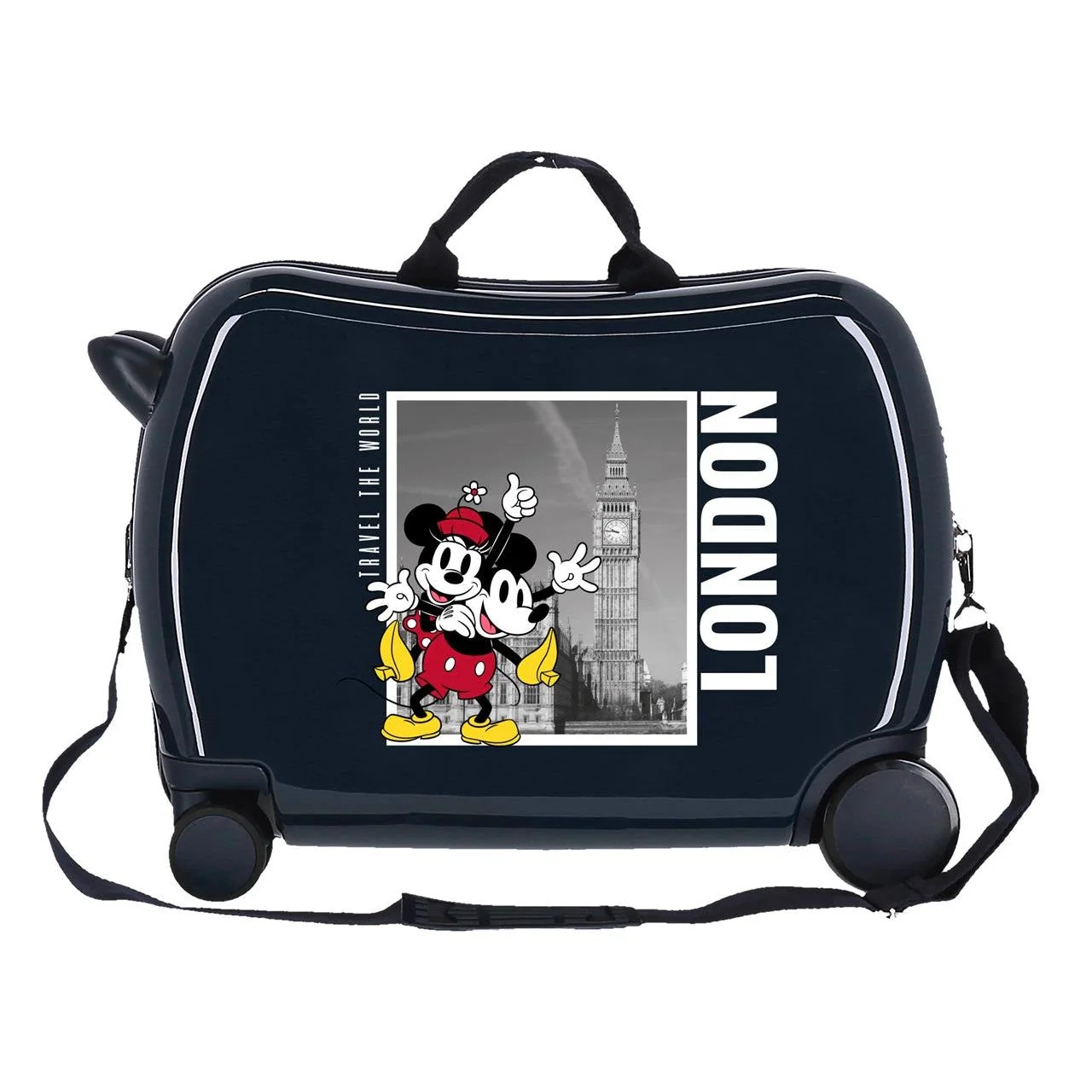 MALETA INFANTIL MICKEY Y MINNIE LONDRES 2 RUEDAS MULTIDIRECCIONALES - Image 10