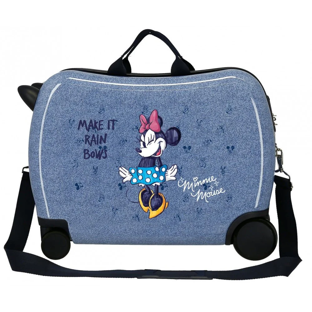 Maleta infantil Minnie Make it Rain Bows 2 ruedas multidireccionales - Image 7