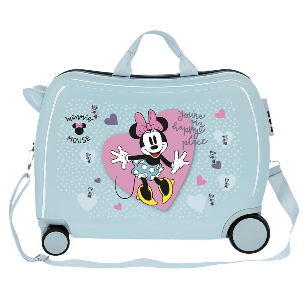 Maleta Infantil Minnie My happy place con 2 ruedas multidireccionales - Image 6