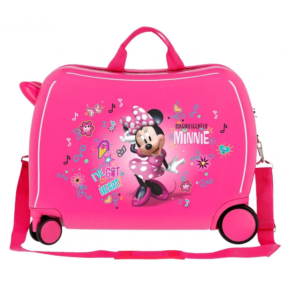 Maleta infantil Minnie Stickers 2 ruedas multidireccionales - Image 2