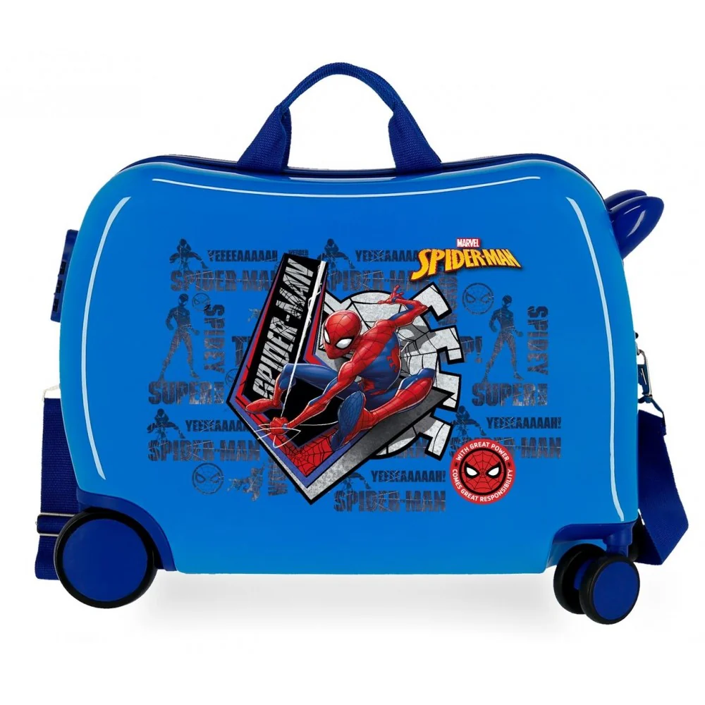 Maleta Infantil Spiderman Great Power 4 ruedas - Image 7