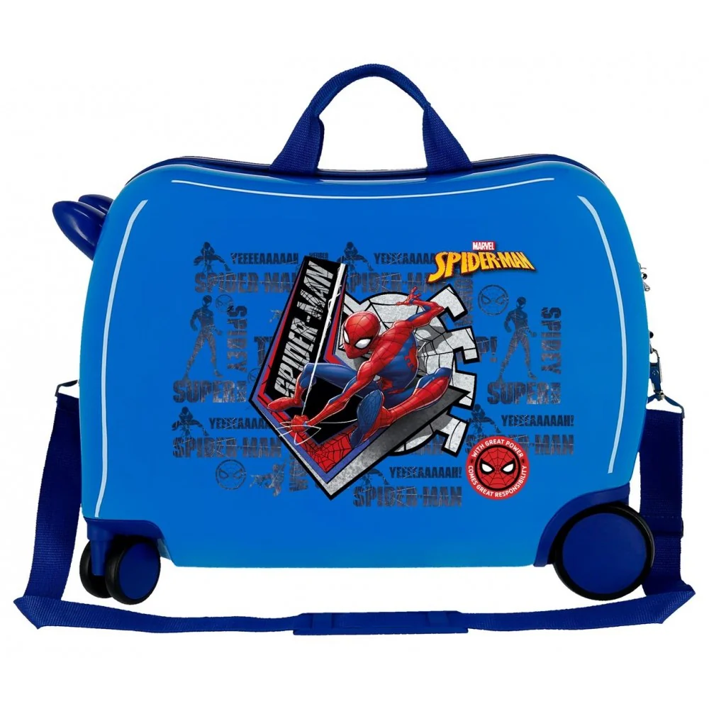 Maleta Infantil Spiderman Great Power 4 ruedas - Image 8