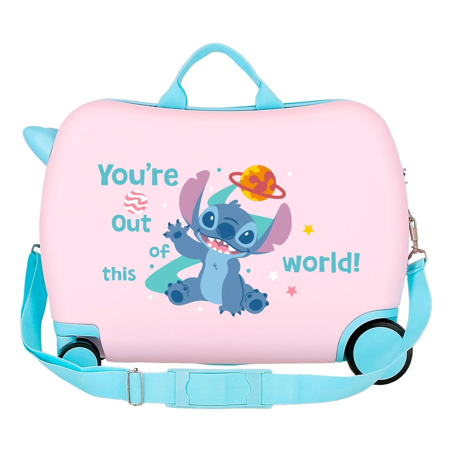 Maleta infantil Stitch Out of this world 4 ruedas multidireccionales - Image 2