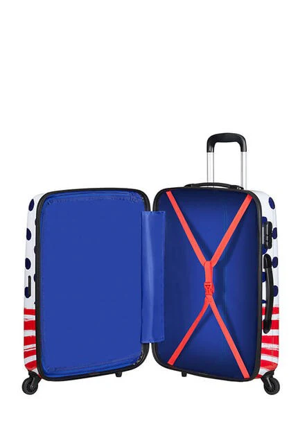 MALETA MEDIANA 65CM MICKEY BLUE DOTS DISNEY LEGENDS DE AMERICAN TOURISTER - Image 3