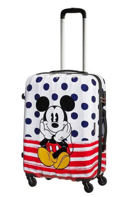 MALETA MEDIANA 65CM MICKEY BLUE DOTS DISNEY LEGENDS DE AMERICAN TOURISTER - Image 7