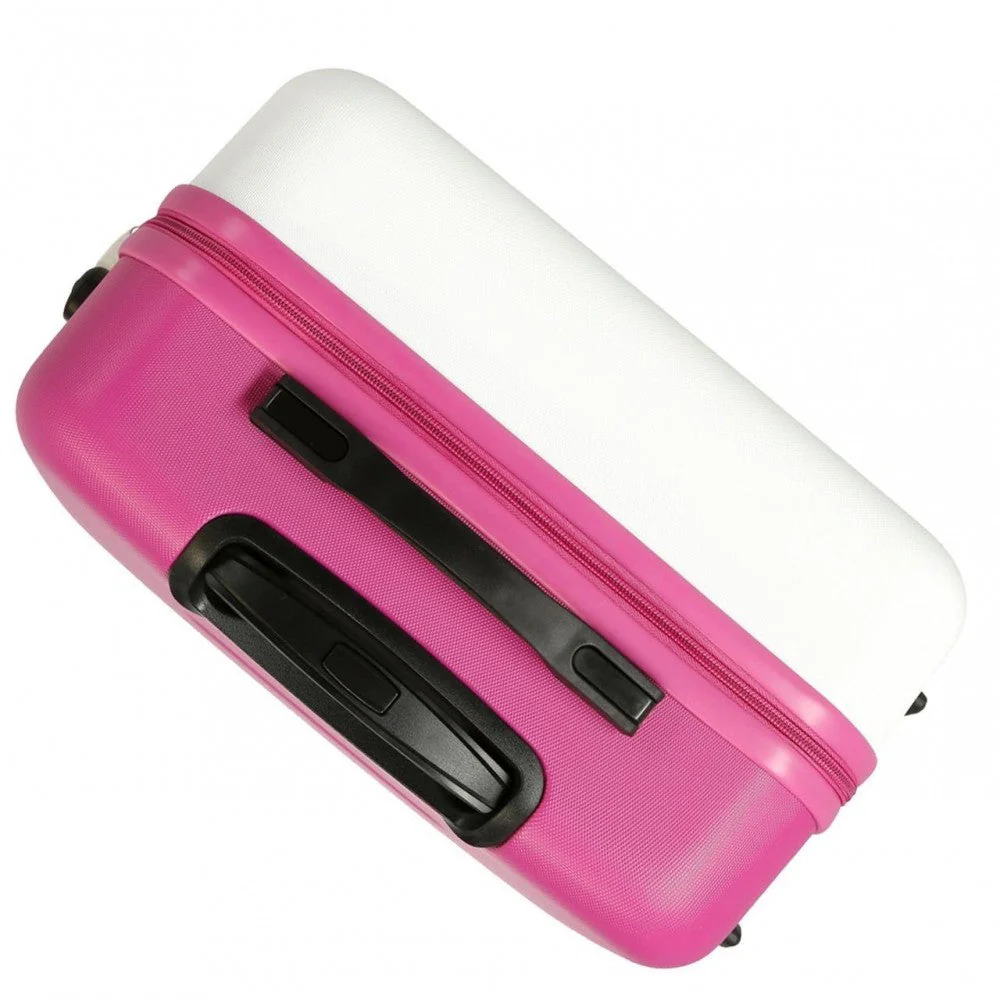 Maleta Mediana Girl Gang Hello Kitty rígida 68cm Blanco y Rosa - Image 2