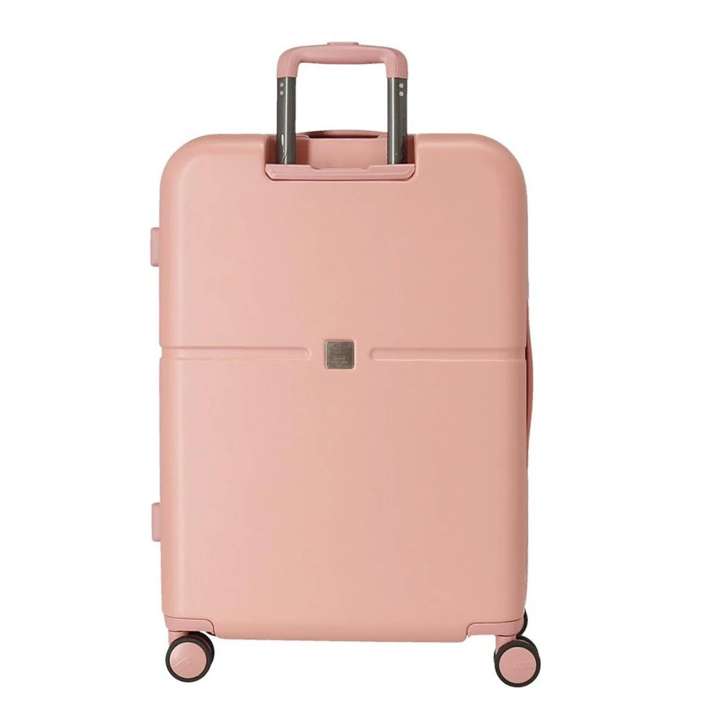 Maleta mediana Pepe Jeans Carina rosa claro rígida 70cm - Image 11