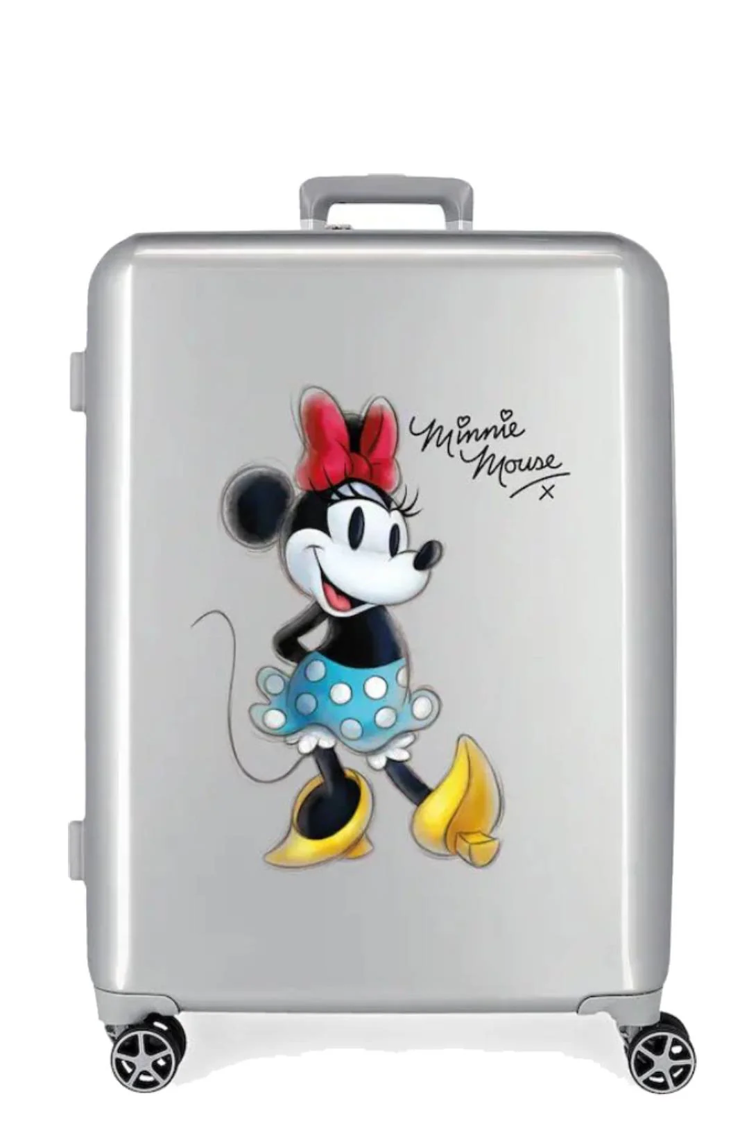 MALETA MEDIANA RÍGIDA DISNEY 100 JOYFUL MINNIE 70 CM