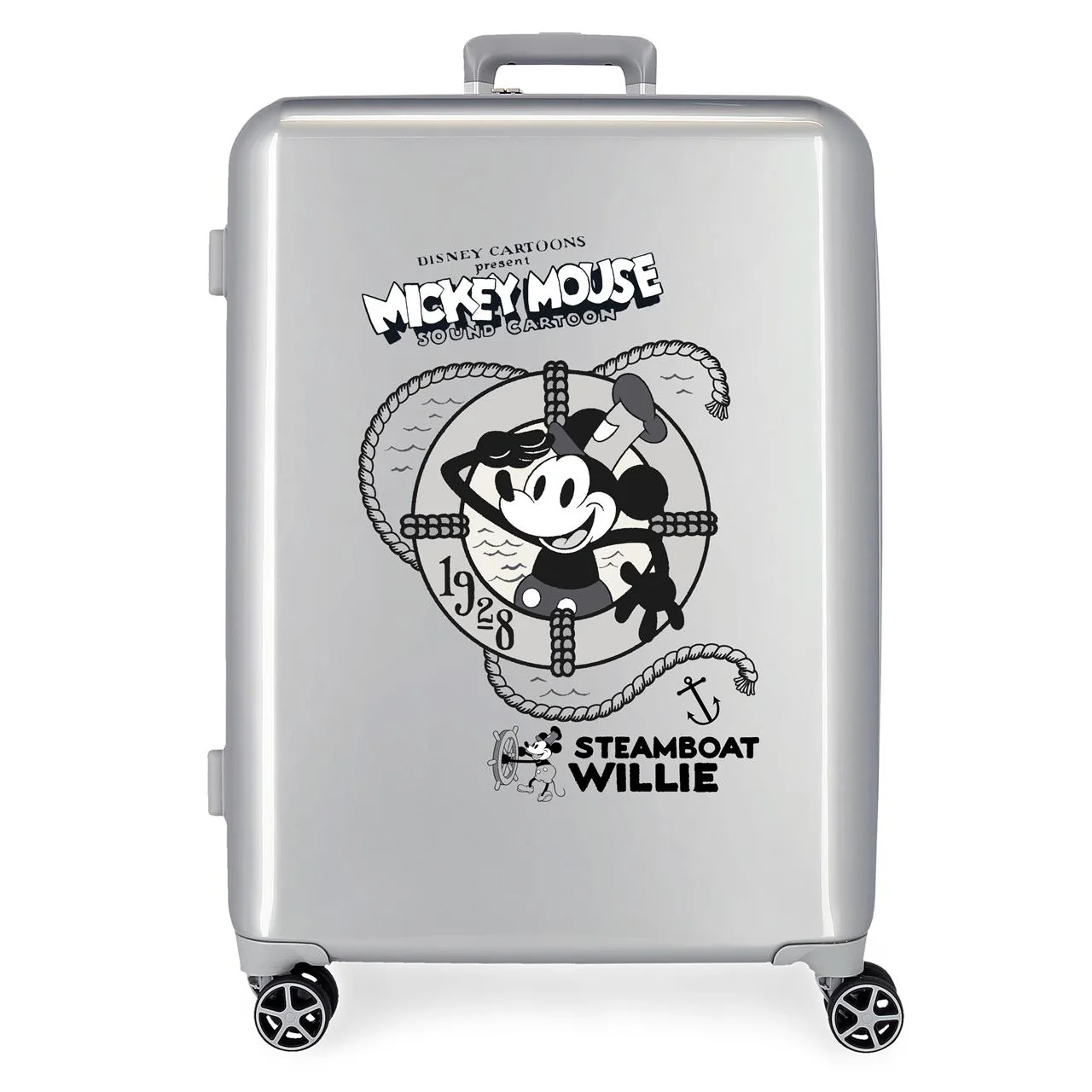 MALETA MEDIANA RÍGIDA DISNEY 100 MICKEY STEAMBOAD 70 CM - Image 2