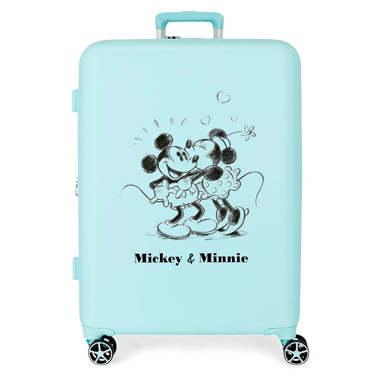 MALETA MEDIANA RÍGIDA DISNEY MICKEY & MINNIE KISSES 70cm - Image 11