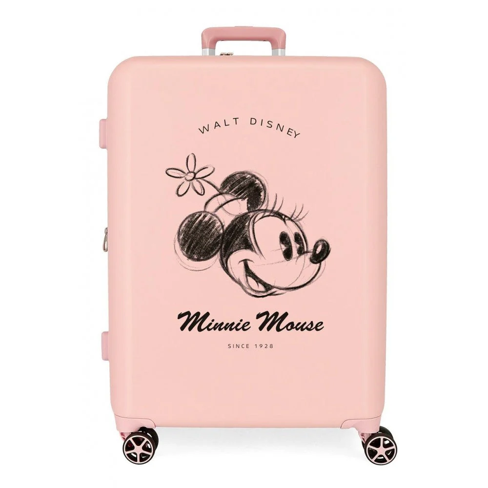 Maleta mediana rÃgida Disney MINNIE YOU ARE MAGIC 70cm Nude