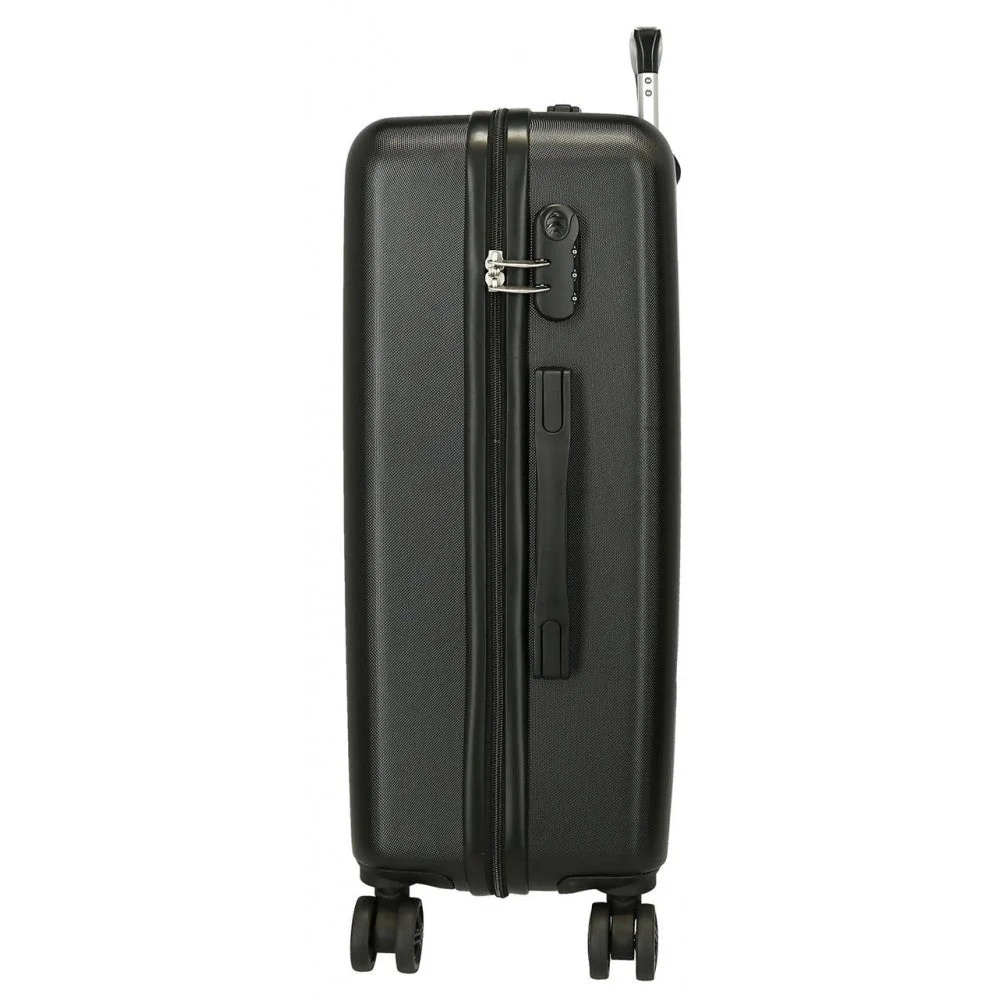 Maleta Mediana Roll Road Next Level rígida 65cm negro - Image 7