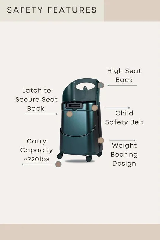 MIAMILY MALETA DE CABINA CON ASIENTO -CARRY ON- Midnight Black - Image 10