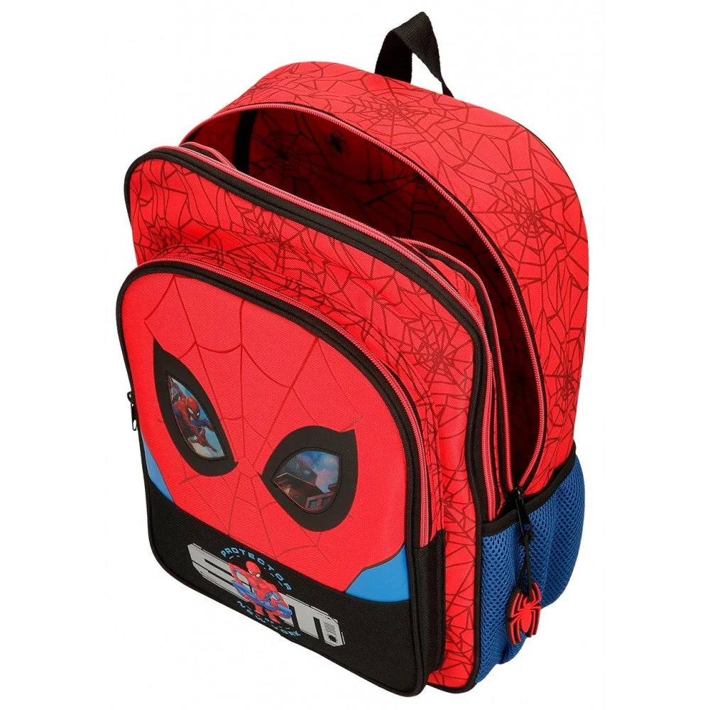 Mochila 40cm Spiderman Protector Dos Compartimentos - Image 6