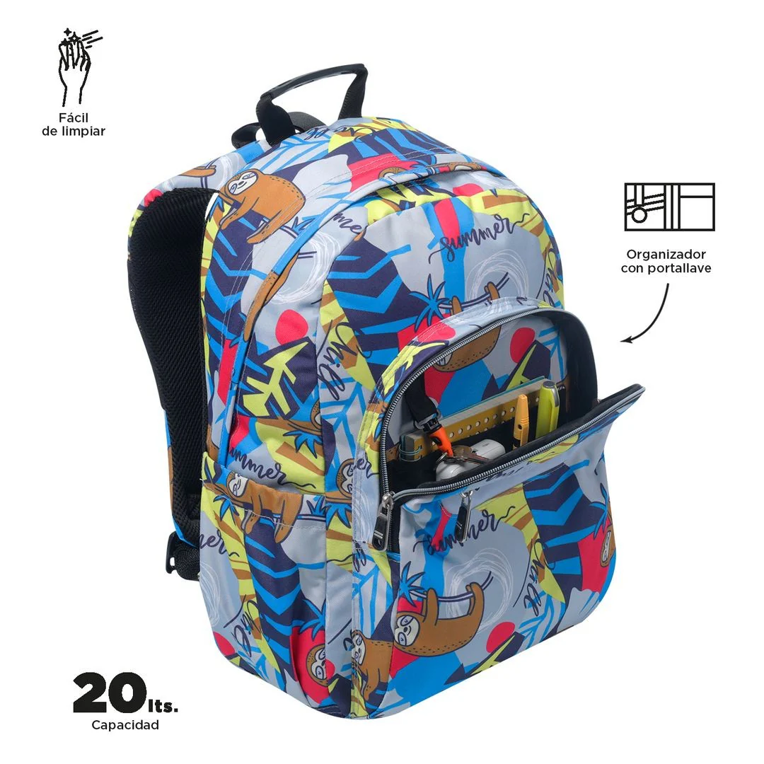 Mochila Acuareles 6YB-Estampado LAZEL de TOTTO - Image 4