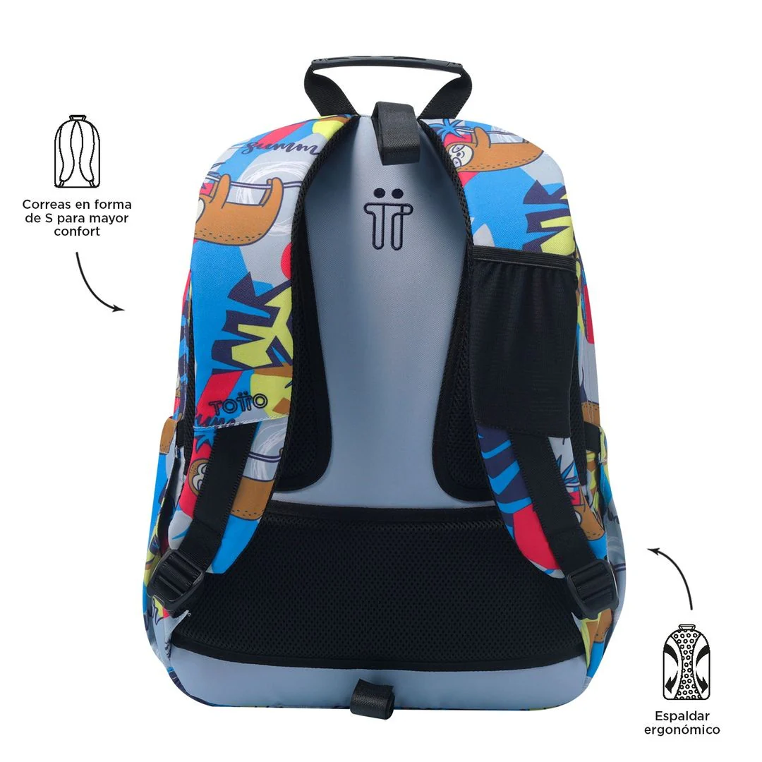 Mochila Acuareles 6YB-Estampado LAZEL de TOTTO - Image 5