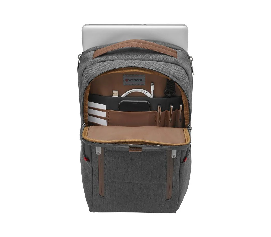 WENGER MOCHILA CITY UPGRADE 16" CON TIRA DE BANDOLERA Y BOLSO DE DÍA - Image 6