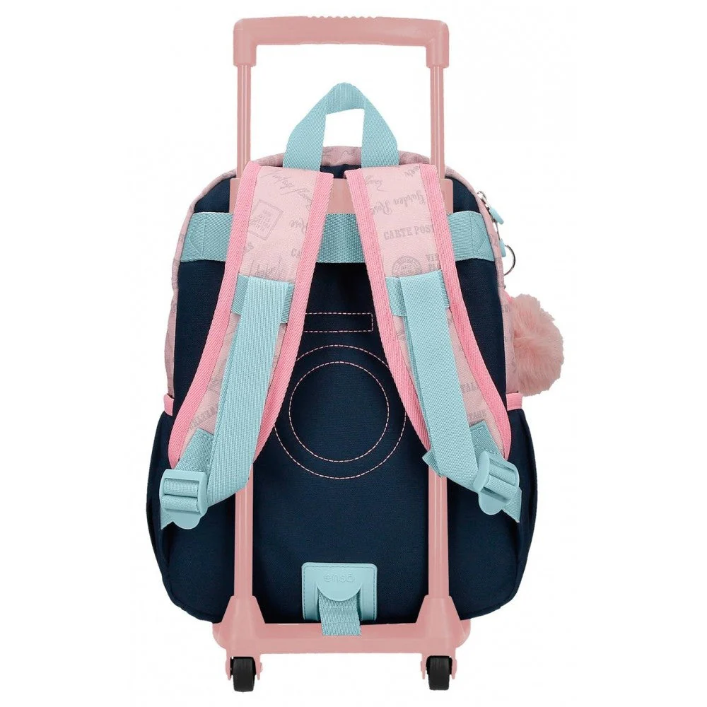 Mochila de paseo Enso Bonjour 32cm con carro - Image 7