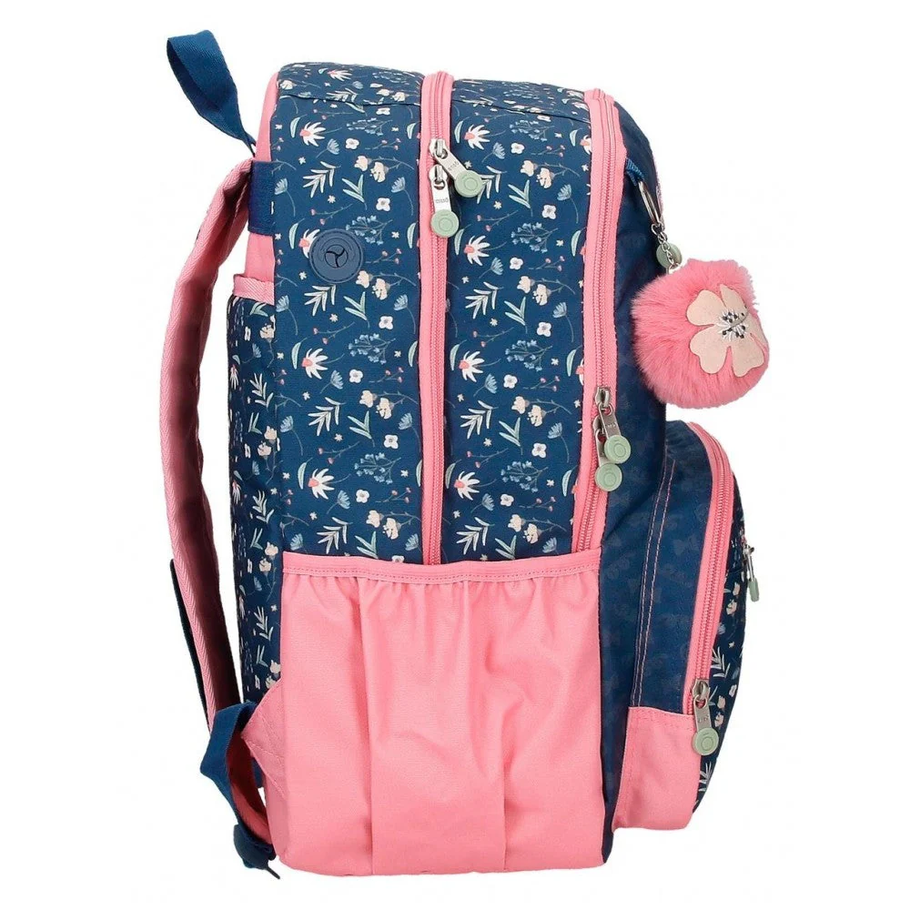 Mochila Enso Little Dreams doble compartimento adaptable Azul - Image 6