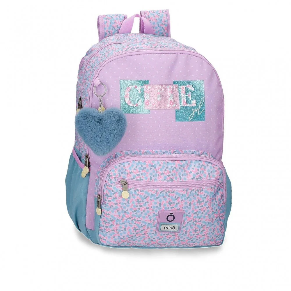 Mochila Enso Cute Girl doble compartimento