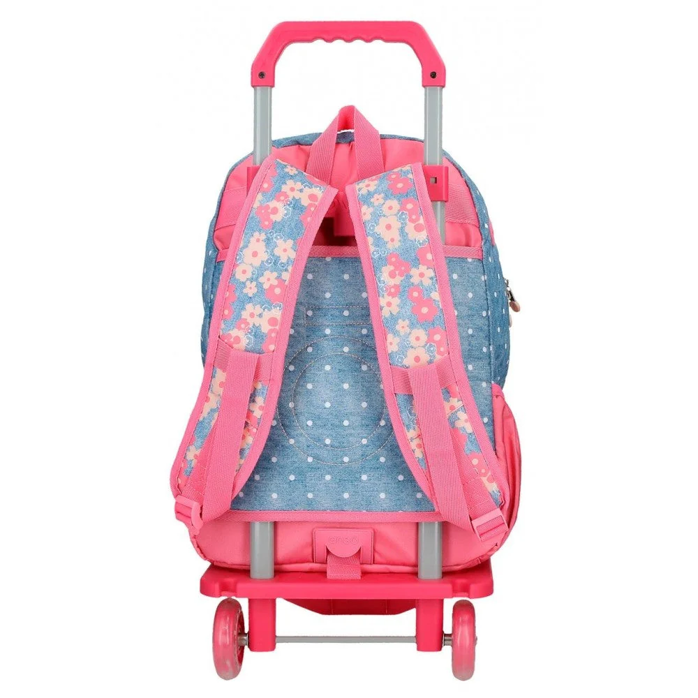 Mochila Enso Little Dreams doble compartimento con carro - Image 10