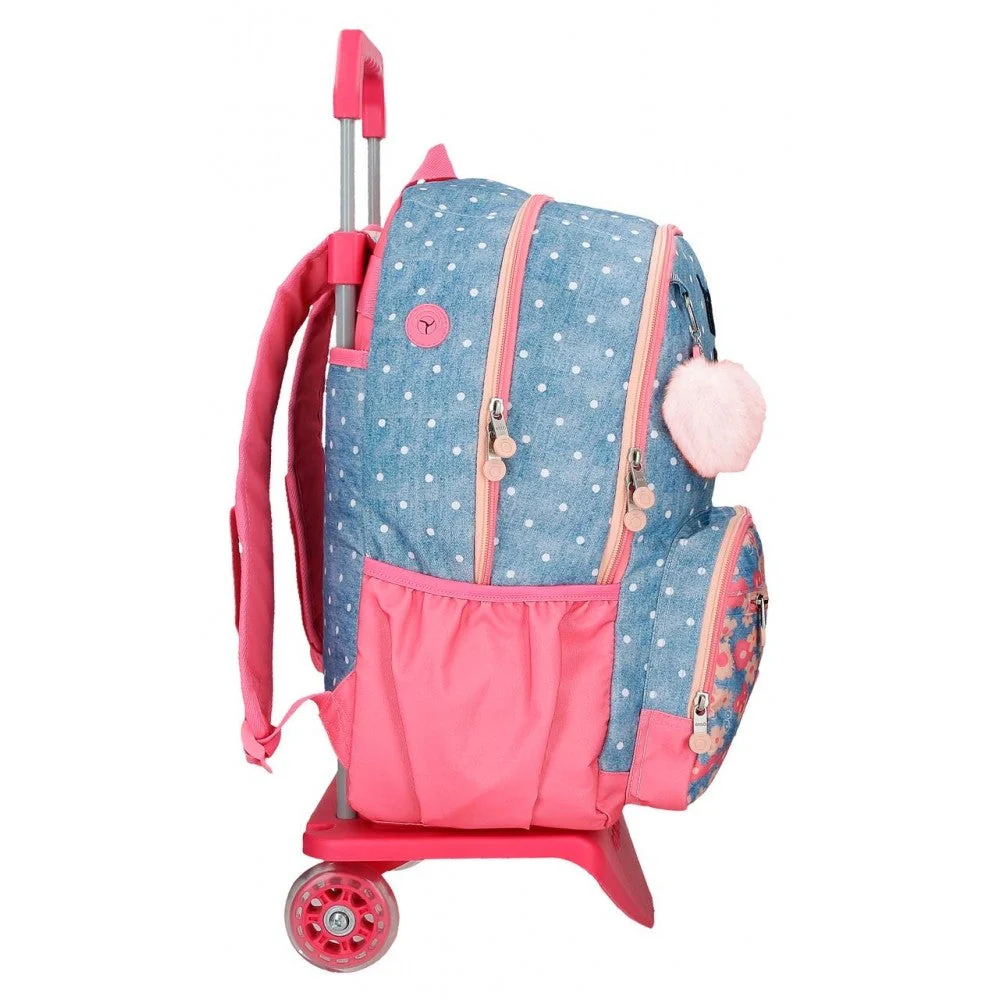 Mochila Enso Little Dreams doble compartimento con carro - Image 11